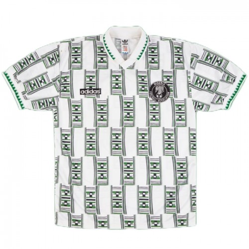 Fotbalový Dres Nigérie Venkovní Dresy Retro 1994 Fotbalový Dres Nigérie Venkovní Dresy Retro 1994